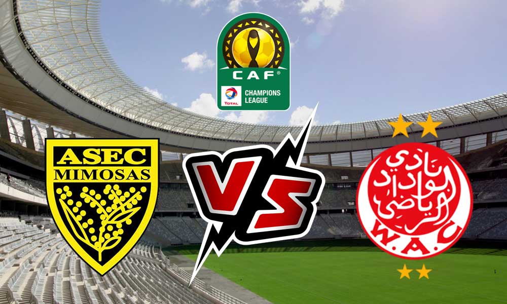 مشاهدة مباراة الوداد الرياضي و أسيك ميموزا بث مباشر 2023-12-02 ASEC Mimosas vs Wydad Casablanca